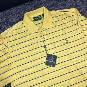 NWT Amen Corner Striped Masters Polo Sz XL